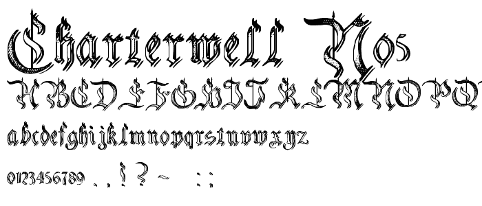 Charterwell No5 font